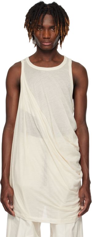 Rick Owens Débardeur Anthem blanc cassé - Hollywood