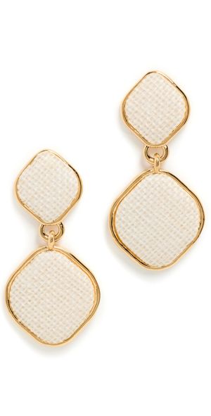 Heaven Mayhem Alma Earrings Gold/Cream One Size