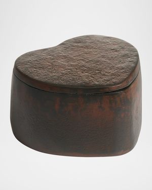 Amor Cast Iron Heart Box