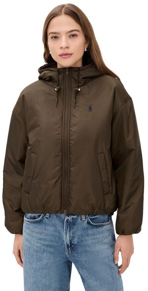 Polo Ralph Lauren Recycled Polyester Puffer Jacket Dark Beech S