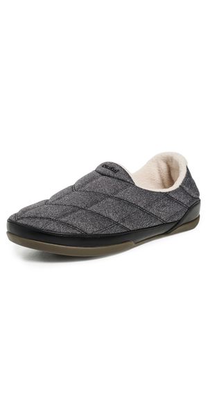 OluKai Puku'i Slippers Dark Shadow/Lava Rock 8
