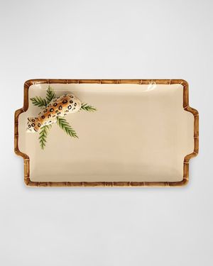 Bamboo & Leopard Tray