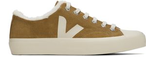 VEJA Baskets basses Wata II brunes en suède à doublure