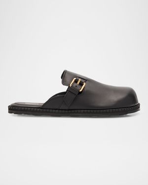 Men's Sabot Leather Mules