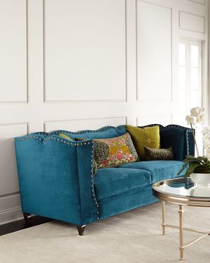Santiago Peacock Sofa 92"