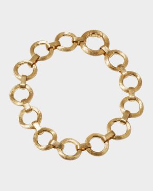 18k Jaipur Yellow Gold Flat Link Bracelet