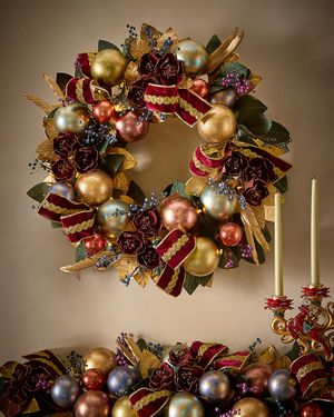 Pre-Lit Spiritual Christmas Wreath, 28"
