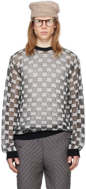 Isa Boulder SSENSE Exclusive Black & White Sweater