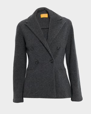 Tailored Wool-Cashmere Blazer