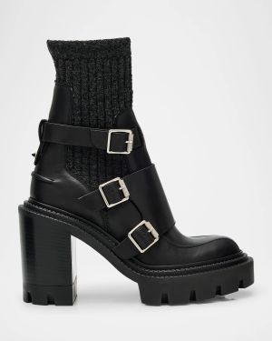 100mm Cortinetta College Ankle Boots
