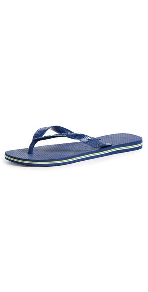 Havaianas Brazil Flip Flops Navy Blue 11/12