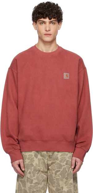 Carhartt Work In Progress Red Vista Sweatshirt