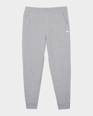 Men's Solid Active Double Face Slim Fit Joggers