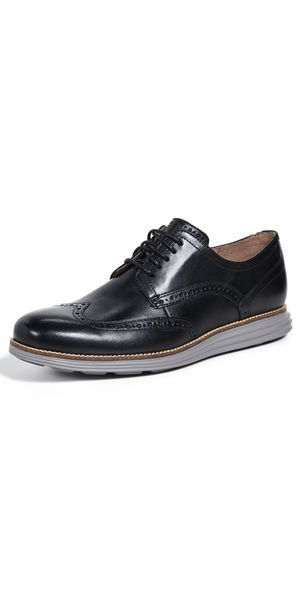 Cole Haan Original Grand Short Wingtip Oxford Black/Ironstone 7