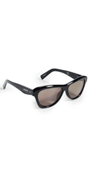 Jacquemus Palmier Sunglasses Black/Silver/Grey One Size