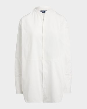 Cotton-Silk Tuxedo Shirt