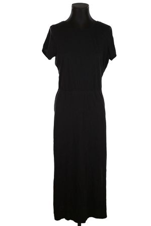 Sezane - Seconde Main - Robe en coton - Taille L - Noir
