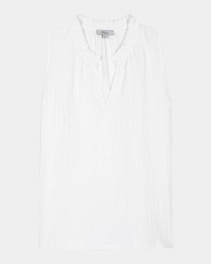 Christy Gauze Sleeveless Blouse