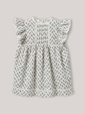 Cyrillus - Robe en seersucker - Taille 36M - Blanc
