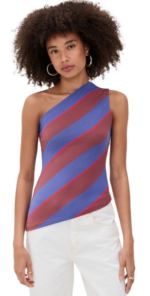 STAUD Esme Top Atlas Rugby Stripe S