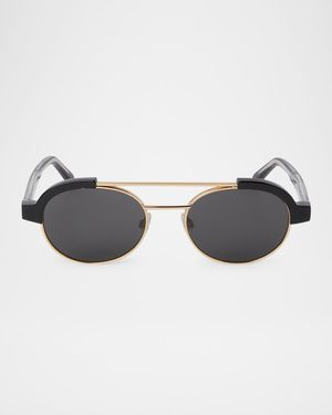 Artesia Round Acetate Sunglasses