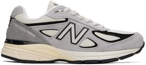 New Balance Gray Made In USA 990v4 Sneakers