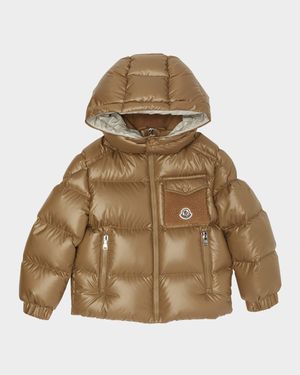 Boy's Yule Hooded Down Jacket, Size 12-14