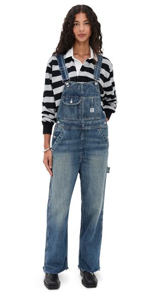 Denimist Slouch Bib Overalls ESHER BLUE M