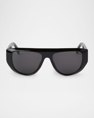 Men's Joshua Acetate Rectangle Sunglasses