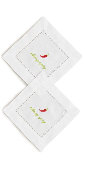 Abbode Skinny Spicy Napkin White One Size