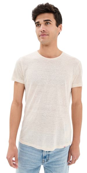 Orlebar Brown Ob-T Linen Tee Latte XS
