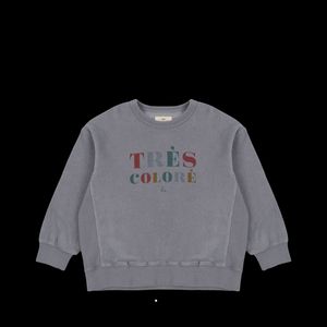 Konges Slojd - Sweat droit col rond en coton bio - Taille 4A - Bleu
