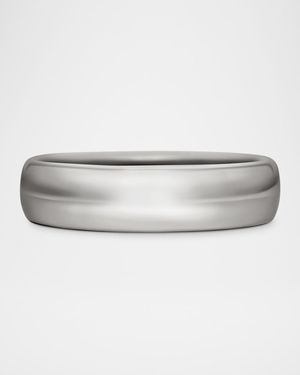 Men's DY Classic Band Ring in 18K Gold, 6mm