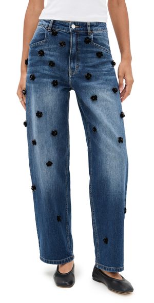 BAUM UND PFERDGARTEN Narane Jeans Denim Sequince Flower 40