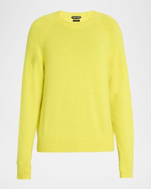 Men's Felted Cashmere Crewneck Sweater