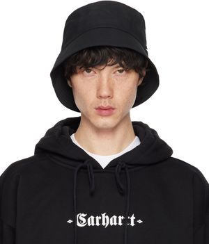Carhartt Work In Progress Black Clapton Bucket Hat
