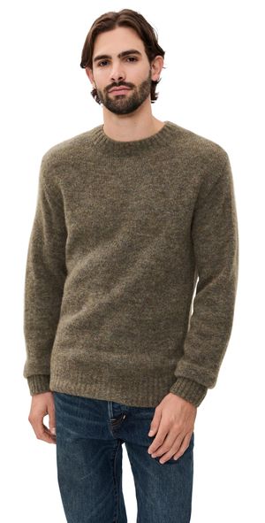 A. P.C. Pullover Lucas Sweater Pkb Khaki Chine S