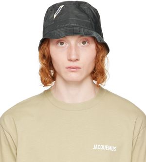 JACQUEMUS Chapeau bob Ovalie noir - Le chouchou