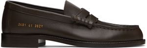 Common Projects Brown Soft Loafers