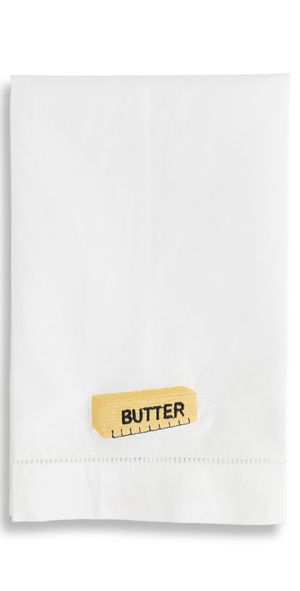 Abbode Butter Tea Towel White One Size