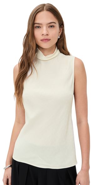 Proenza Schouler White Label Taryn Jacquard Top Off White 6