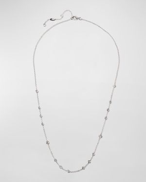 White Gold Diamond By-the-Yard Necklace