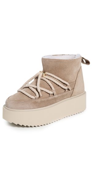Inuikii Classic Low Platform Boots Beige 35