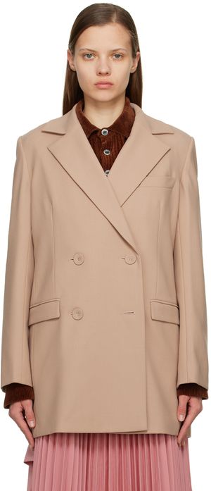 ANNA QUAN Tan Alessandra Blazer