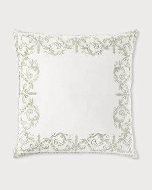 Carducci Scroll Border Euro Sham, 26"Sq.