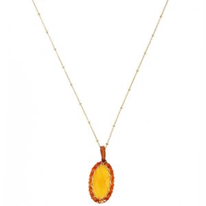 Nilai - Colliers plaqué or chakra - Taille Unique - Jaune