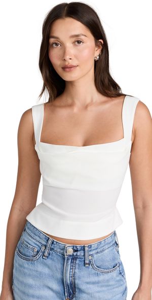Miaou Imogene Corset Blouse Red M