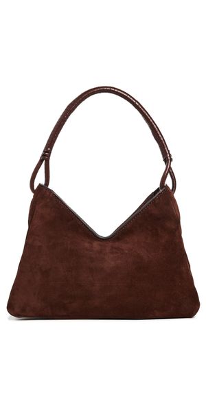 STAUD Valerie Shoulder Bag Mahogany One Size