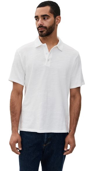 rag & bone Classic Flame Polo White M