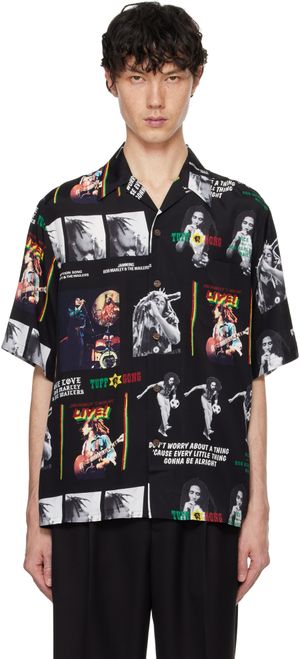 WACKO MARIA Black Bob Marley Shirt